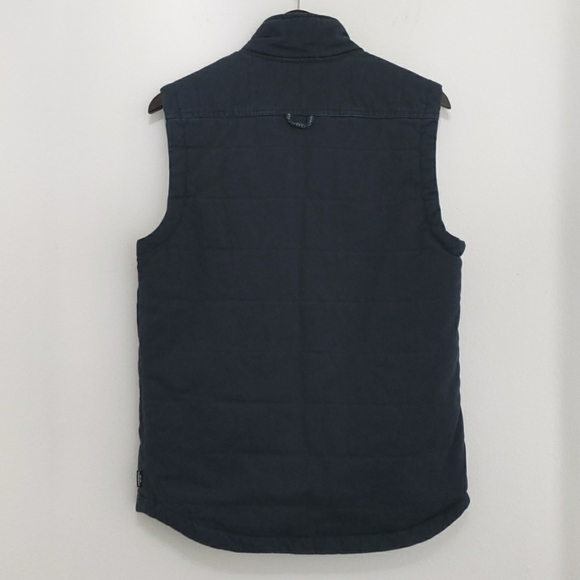 NAVY BLUE SOFT COTTON FLANNEL VEST, BOY'S SIZE: SMALL, $25 - Picture 4 of 5